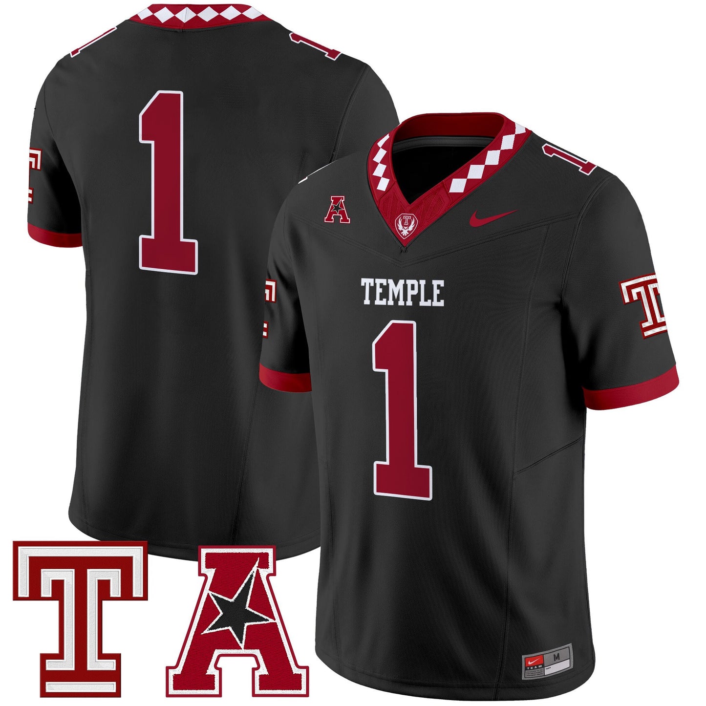 Men's Temple Owls 2025 Vapor Limited Jersey - All Stitched