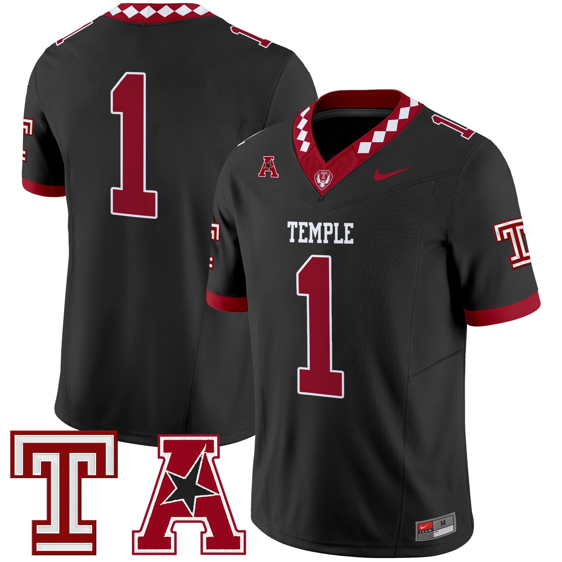 Men's Temple Owls 2025 Vapor Limited Jersey - All Stitched