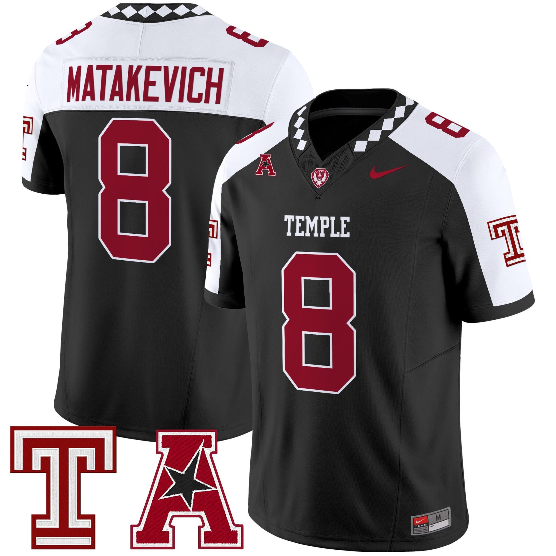 Men's Temple Owls 2025 Vapor Limited Jersey - All Stitched