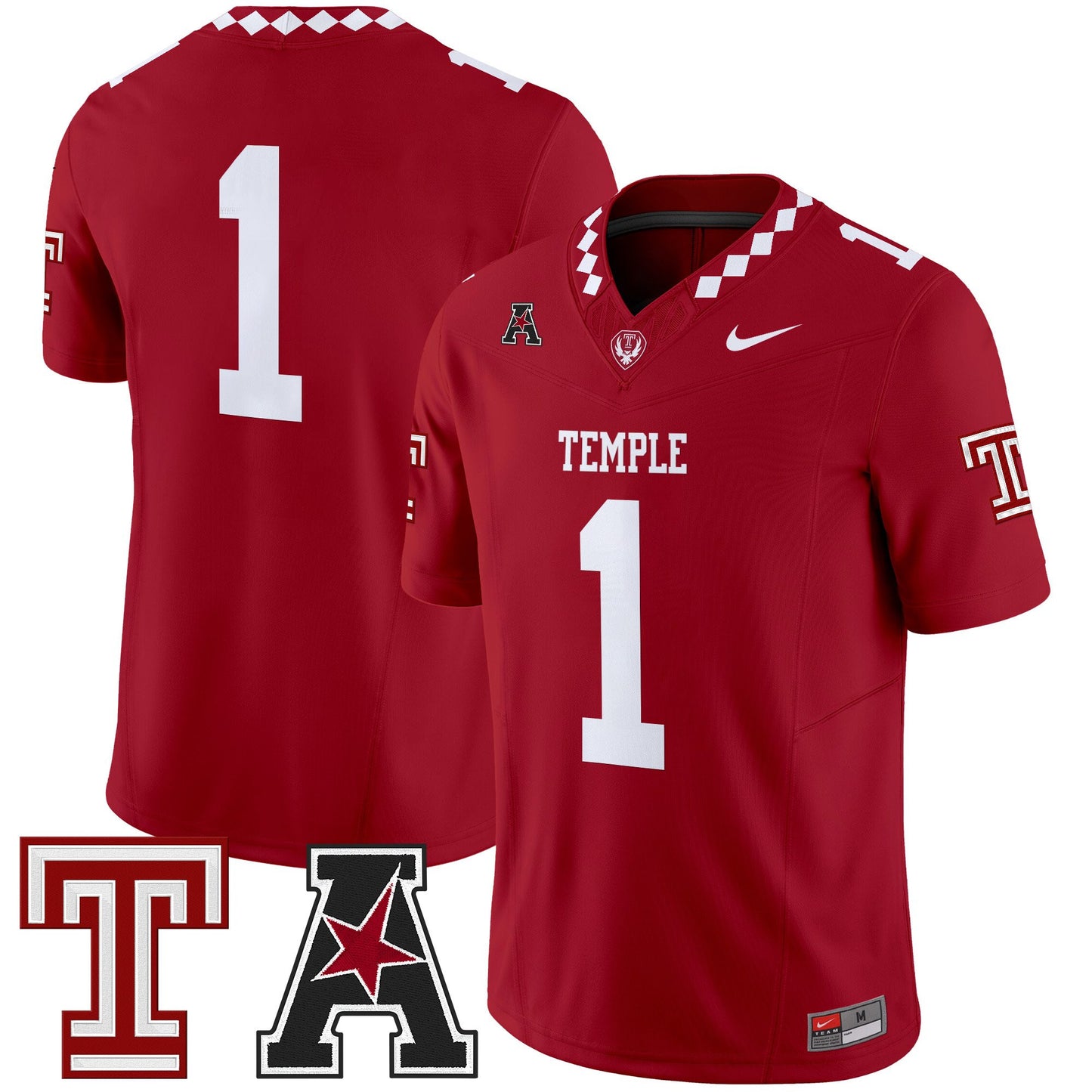 Men's Temple Owls 2025 Vapor Limited Jersey - All Stitched