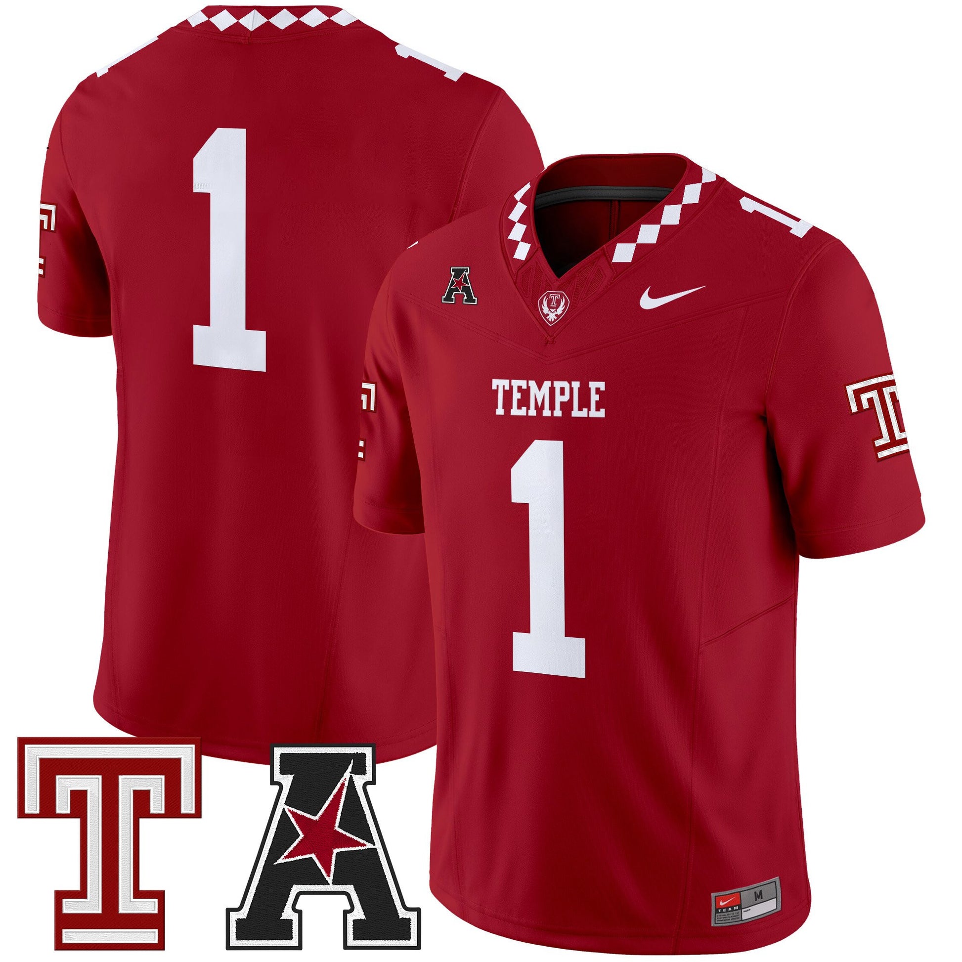 Men's Temple Owls 2025 Vapor Limited Jersey - All Stitched