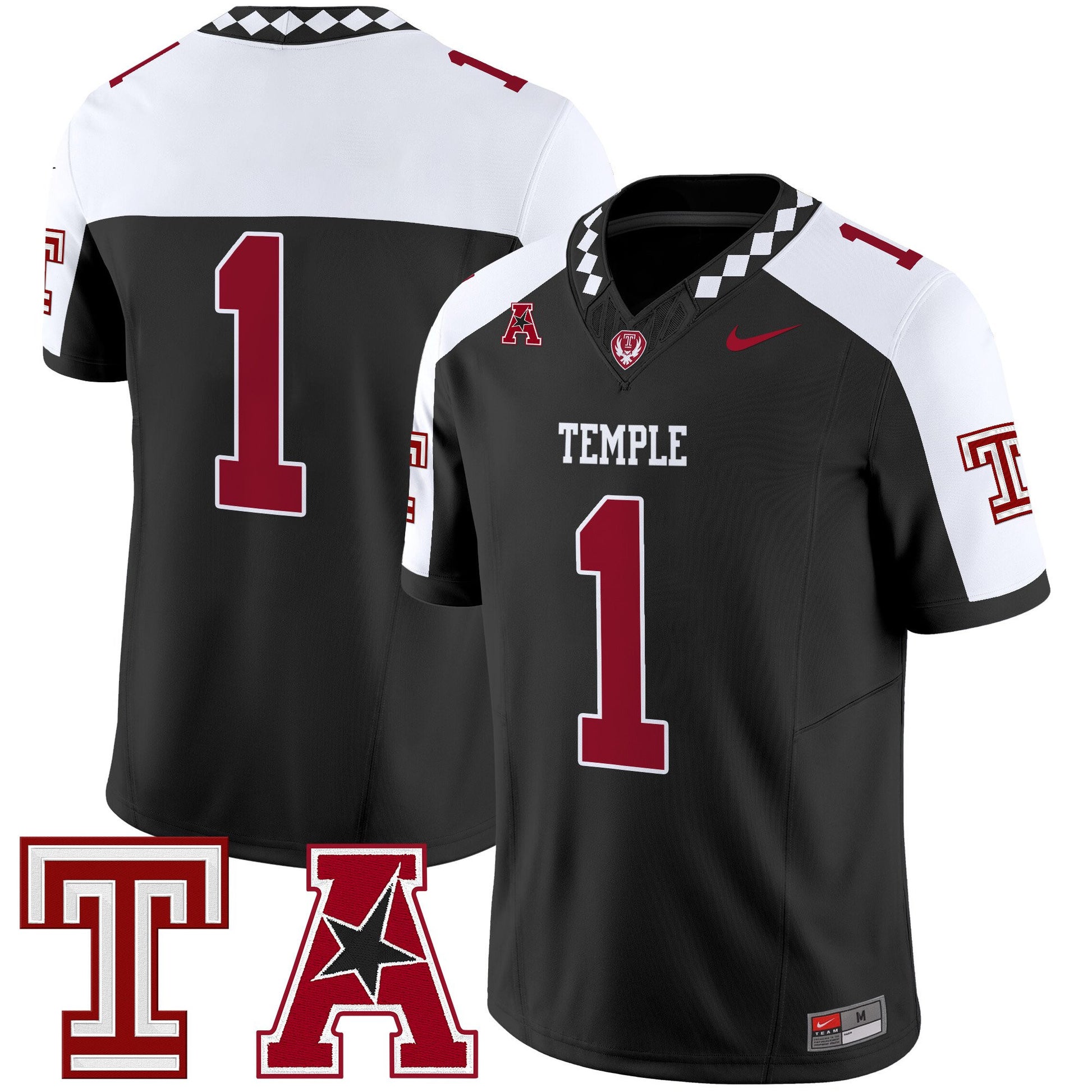 Men's Temple Owls 2025 Vapor Limited Jersey - All Stitched