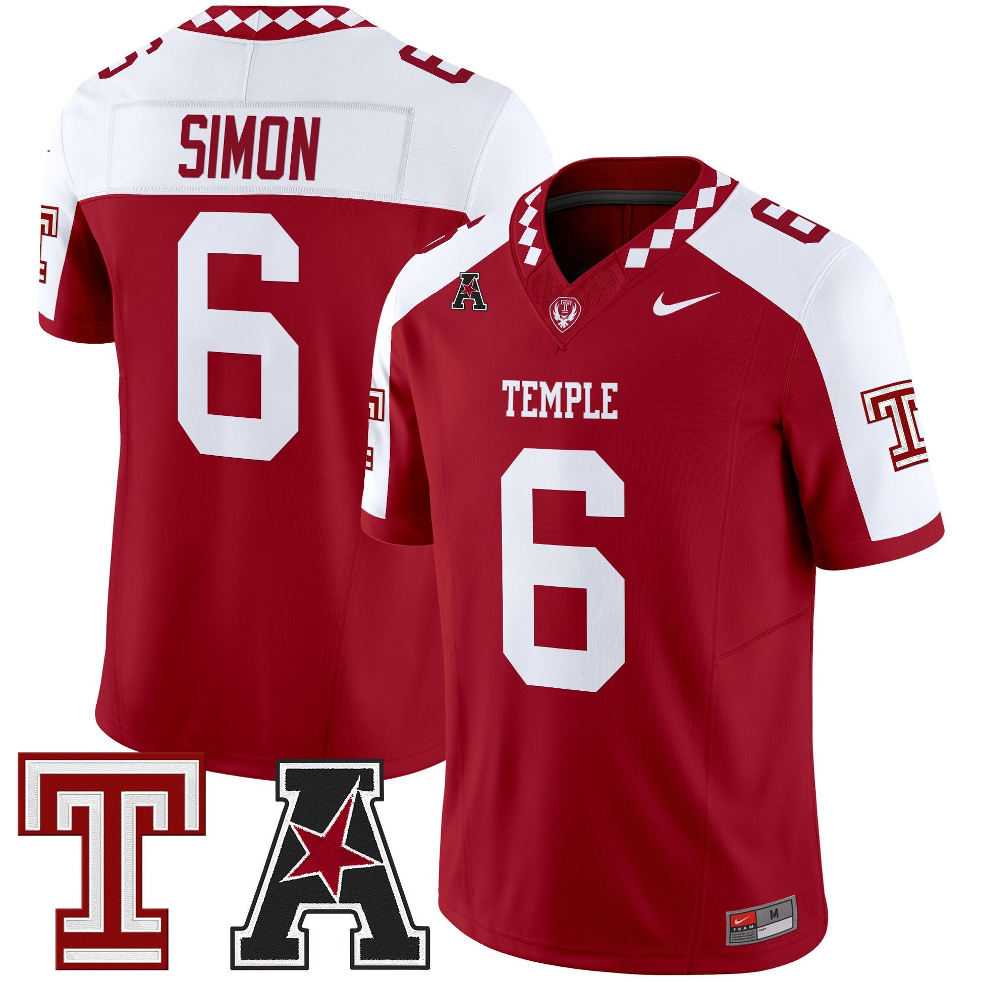 Men's Temple Owls 2025 Vapor Limited Jersey - All Stitched