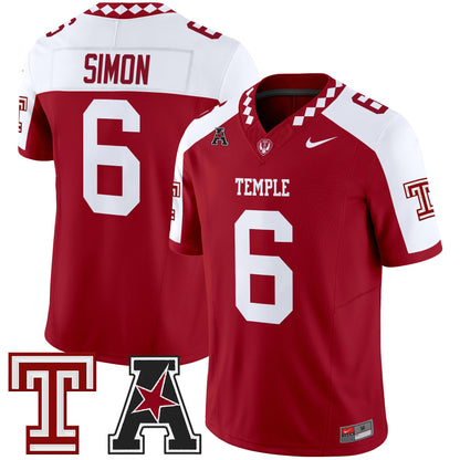 Men's Temple Owls 2025 Vapor Limited Jersey - All Stitched