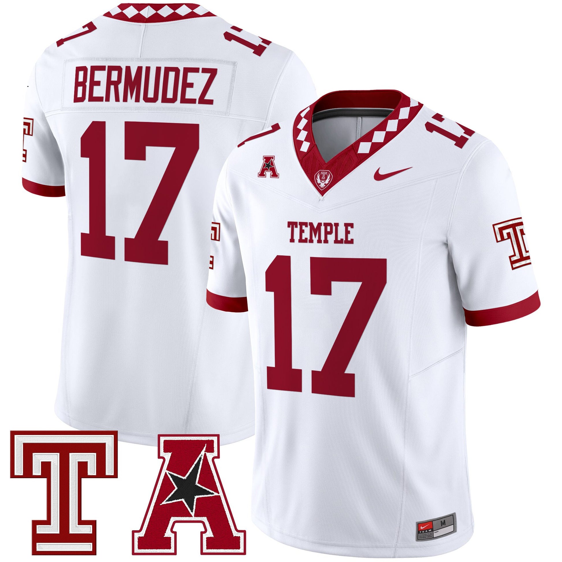 Men's Temple Owls 2025 Vapor Limited Jersey - All Stitched