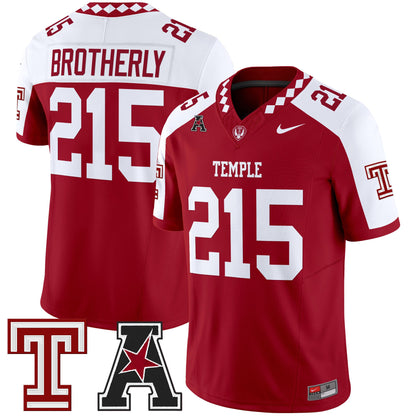 Men's Temple Owls 2025 Vapor Limited Jersey - All Stitched