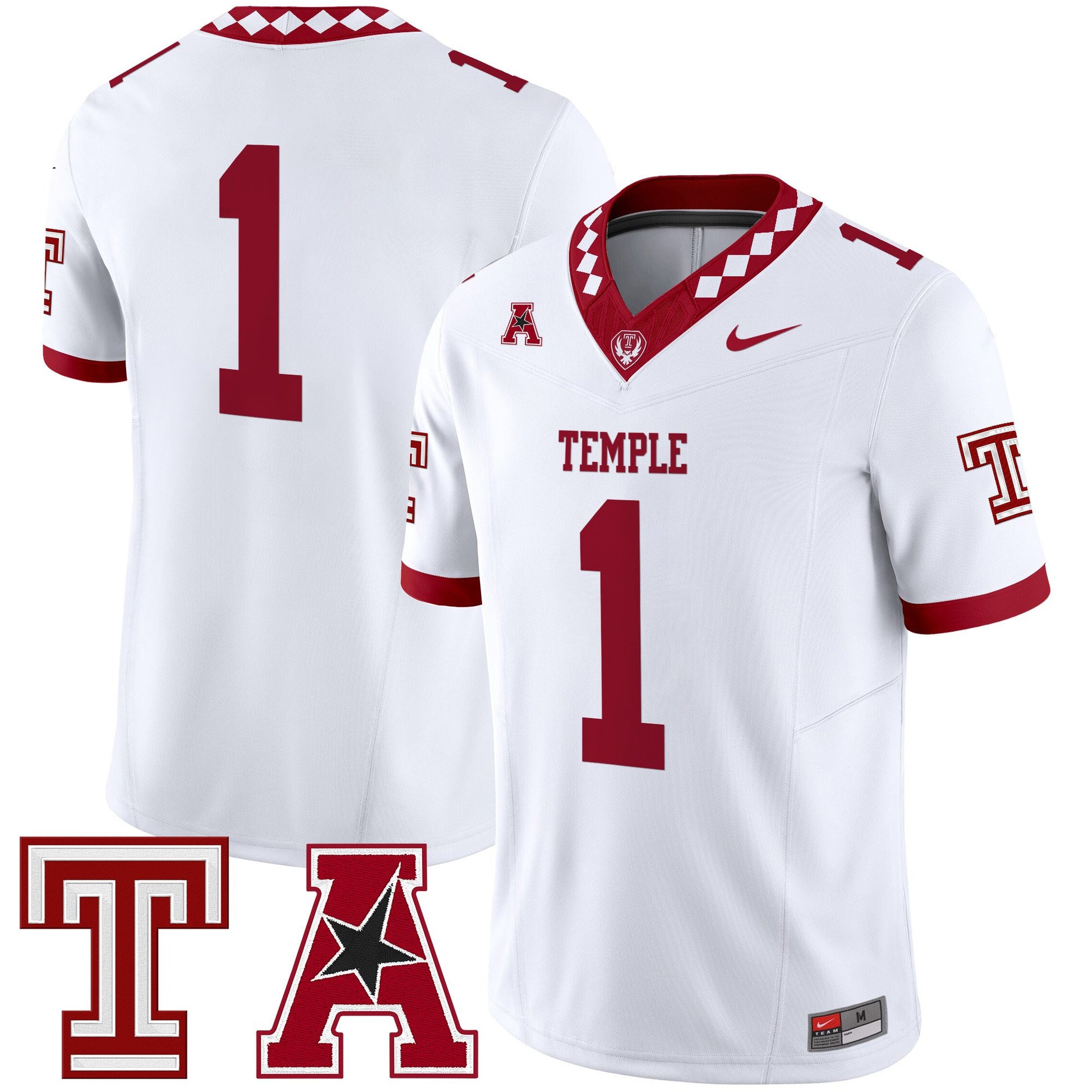 Men's Temple Owls 2025 Vapor Limited Jersey - All Stitched