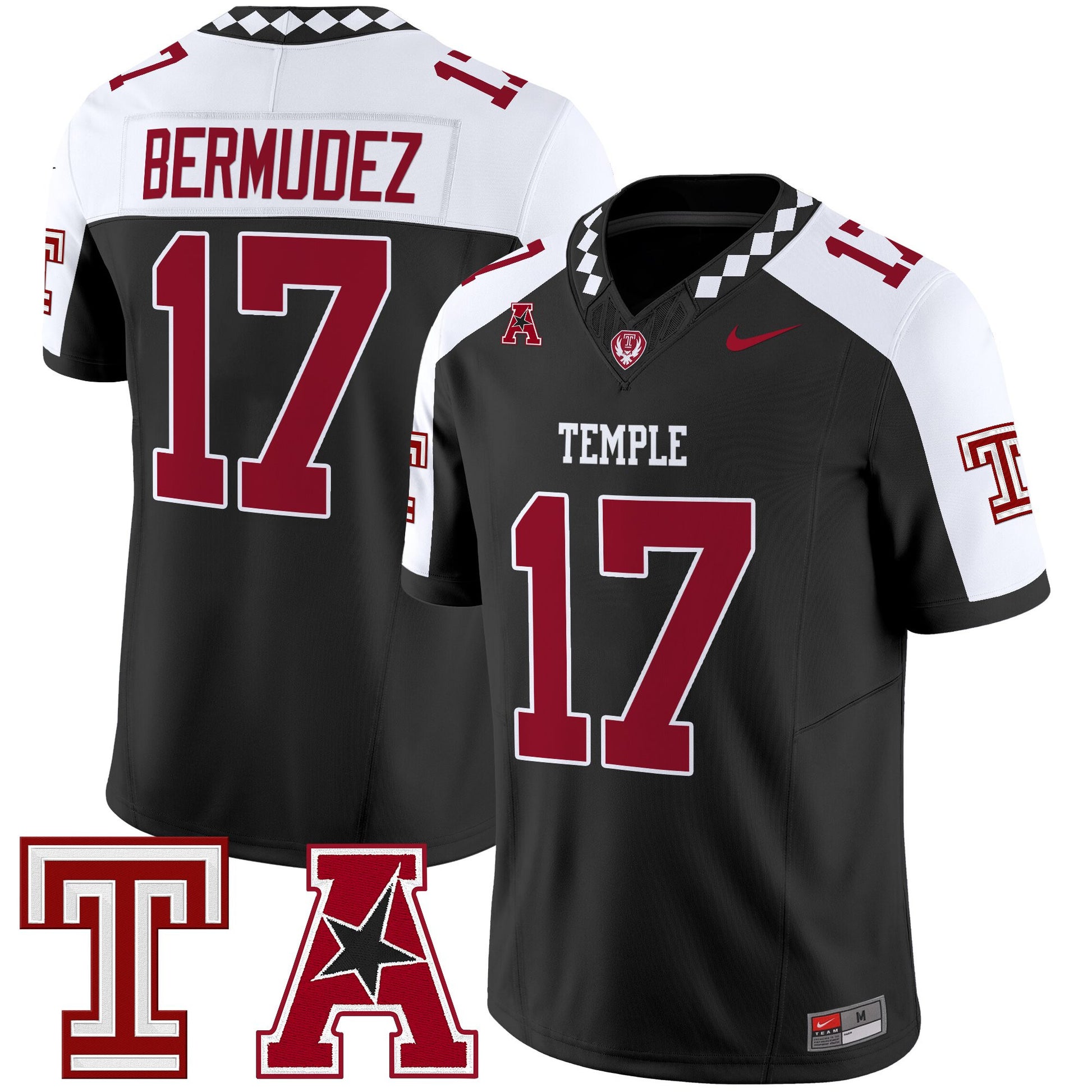 Men's Temple Owls 2025 Vapor Limited Jersey - All Stitched