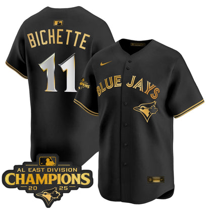 Men's Toronto Blue Jays 2025 AL East Division Champions Vapor Premier Limited Jersey - All Stitched