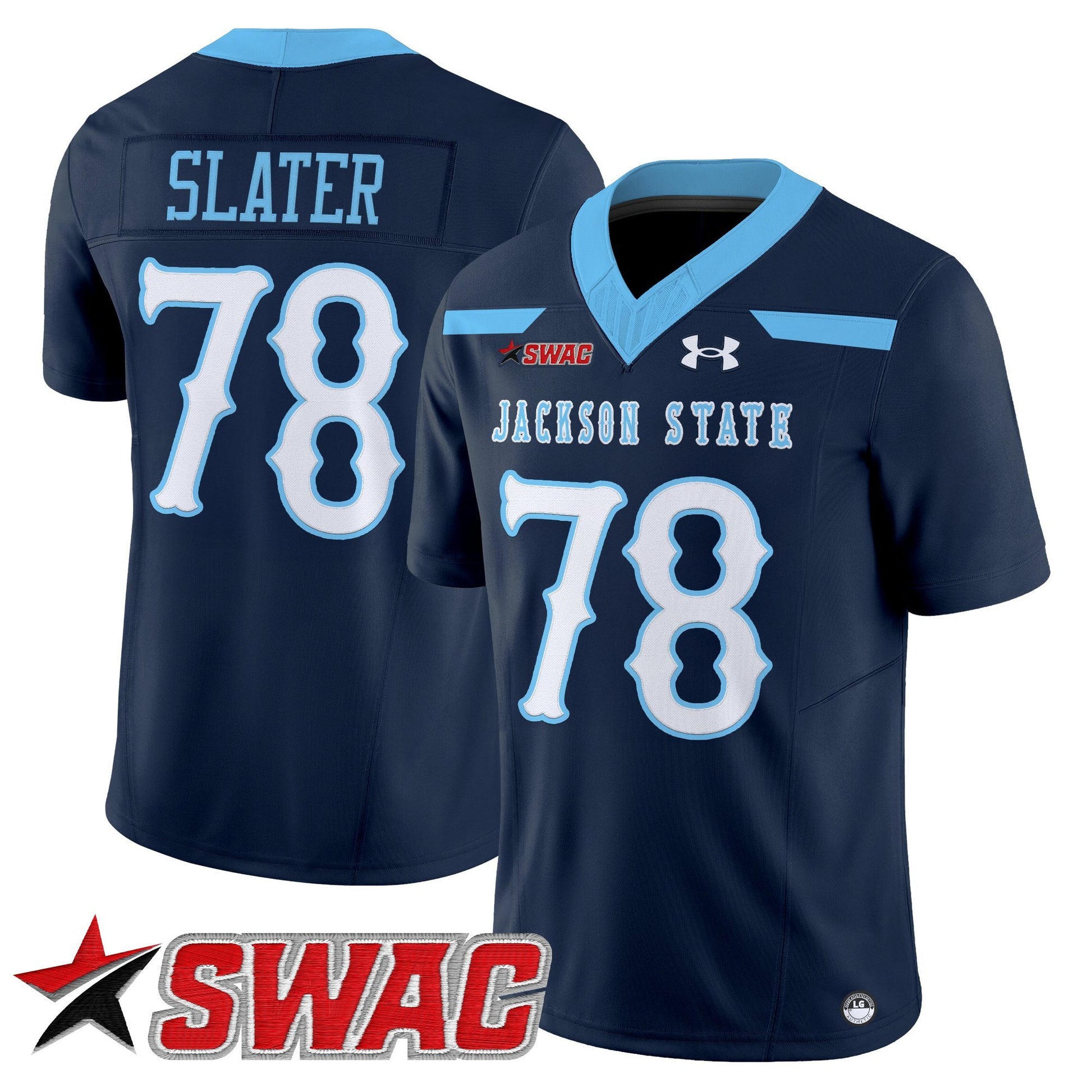 Men's Jackson State Tigers 2025 Vapor Limited Jersey V2 - All Stitched