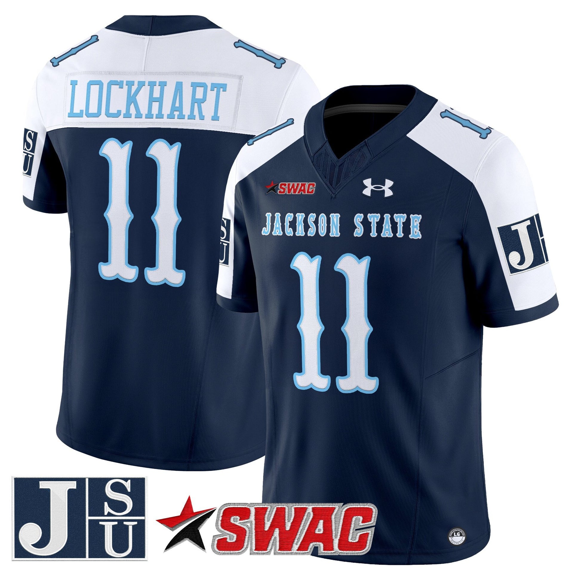 Men's Jackson State Tigers 2025 Vapor Limited Jersey V2 - All Stitched