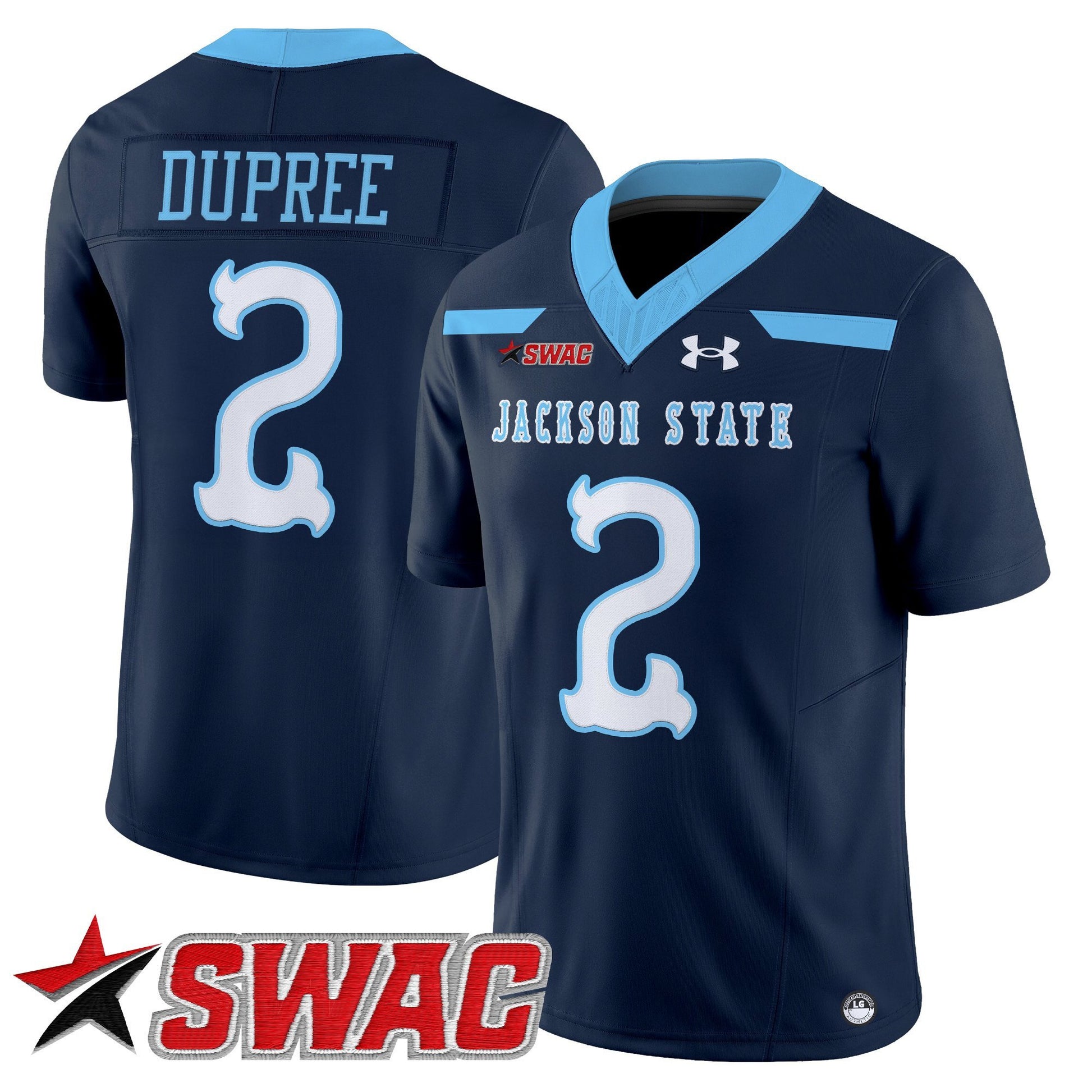 Men's Jackson State Tigers 2025 Vapor Limited Jersey V2 - All Stitched