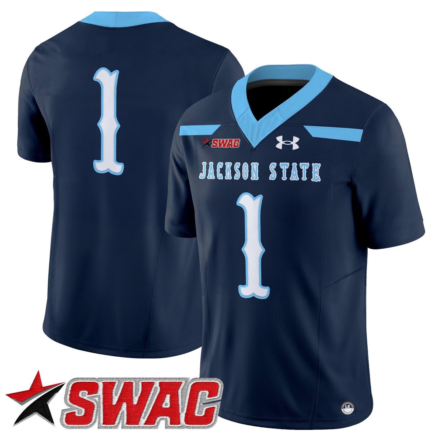 Men's Jackson State Tigers 2025 Vapor Limited Jersey V2 - All Stitched