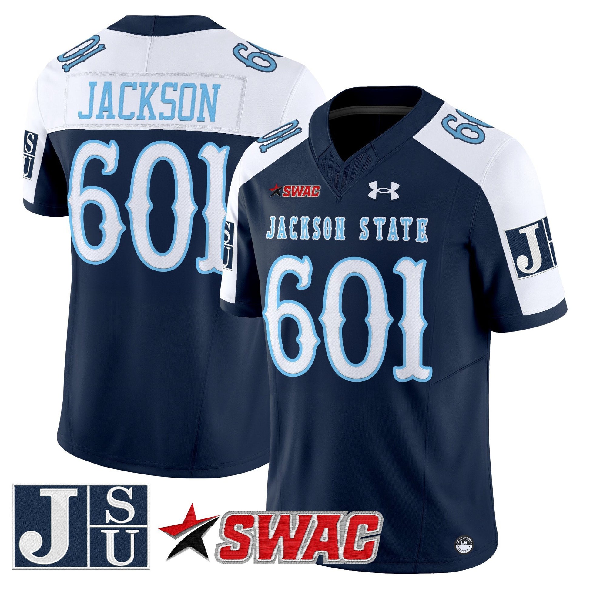 Men's Jackson State Tigers 2025 Vapor Limited Jersey V2 - All Stitched