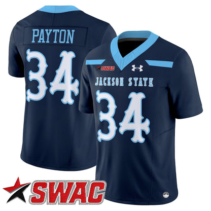 Men's Jackson State Tigers 2025 Vapor Limited Jersey V2 - All Stitched