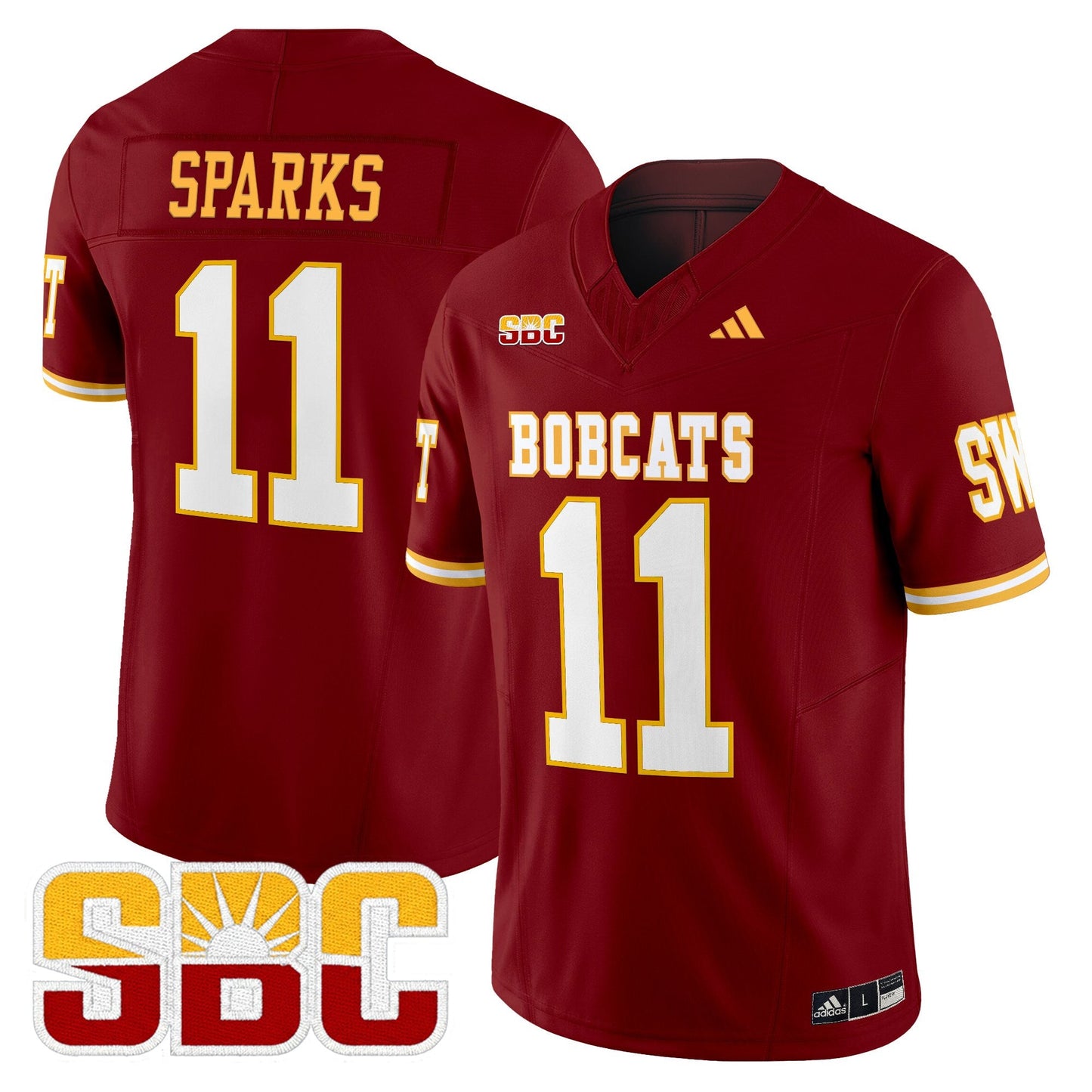 Men's Texas State Bobcats 2025 Vapor Limited Jersey - All Stitched