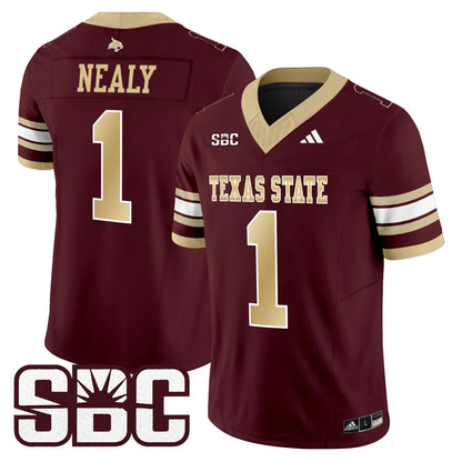 Men's Texas State Bobcats 2025 Vapor Limited Jersey - All Stitched