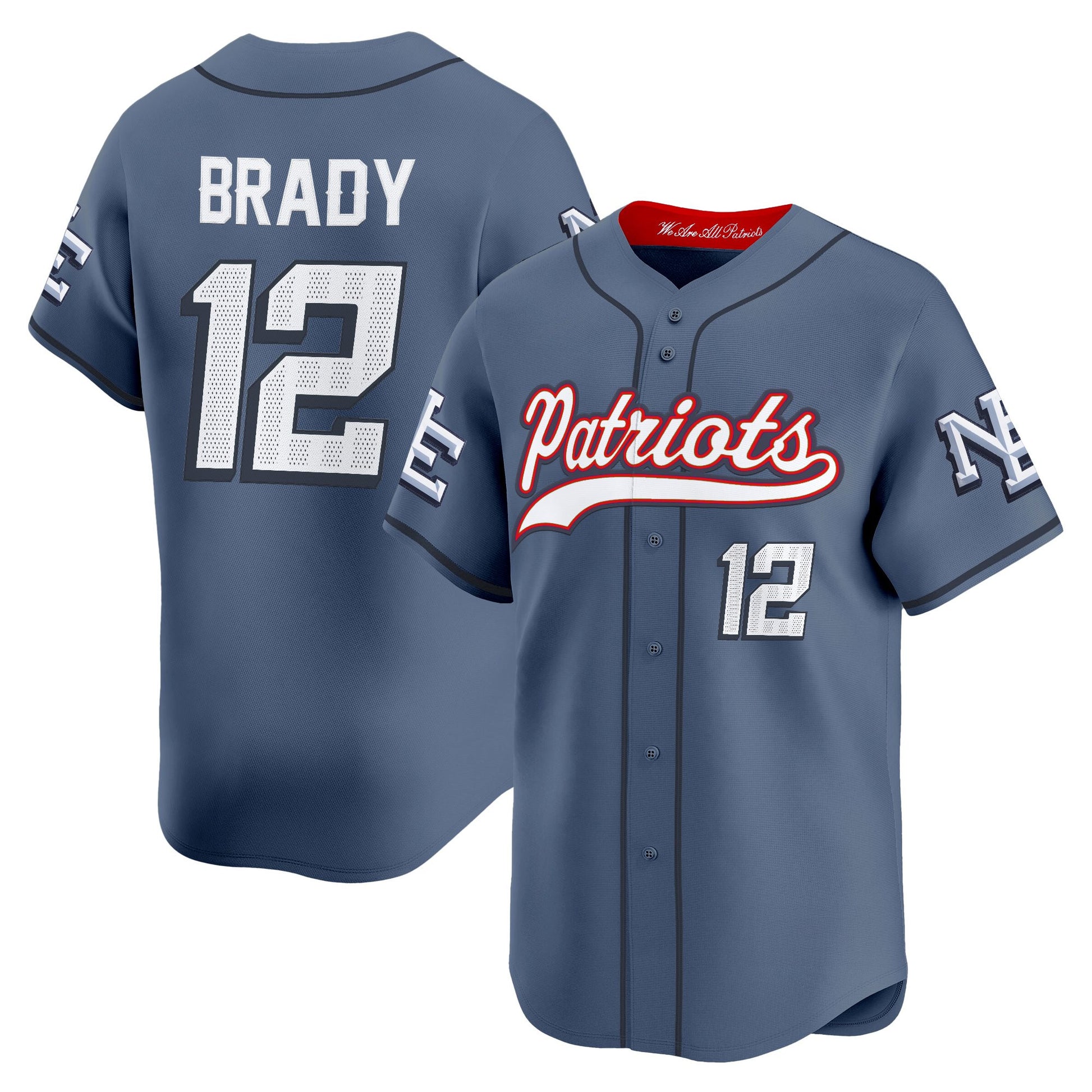 Men's New England Patriots 2025 Vapor Baseball Jersey - All Stitched