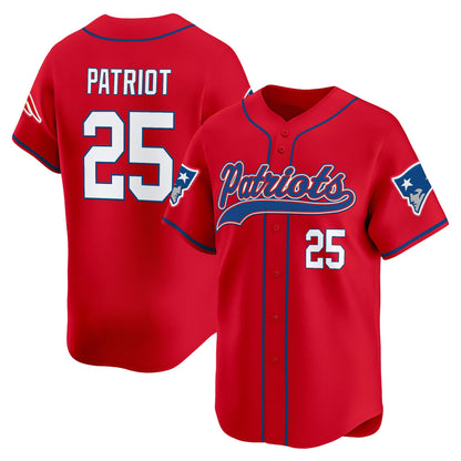 Men's New England Patriots 2025 Vapor Baseball Jersey - All Stitched