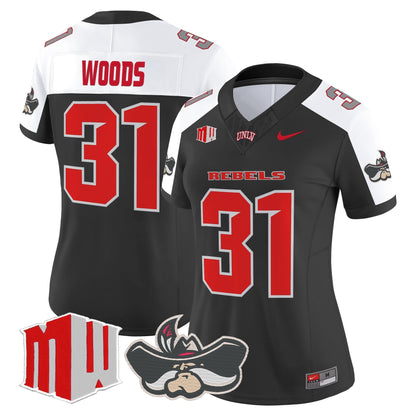Women's UNLV Rebels 2025 Vapor Limited Jersey - All Stitched