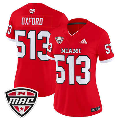 Women's Miami (OH) RedHawks 2025 Vapor Limited Jersey - All Stitched