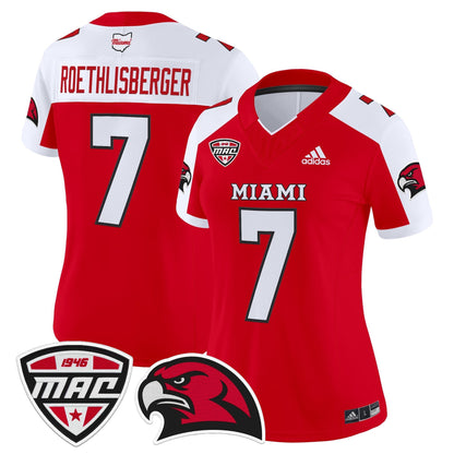 Women's Miami (OH) RedHawks 2025 Vapor Limited Jersey - All Stitched