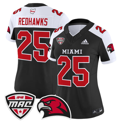 Women's Miami (OH) RedHawks 2025 Vapor Limited Jersey - All Stitched