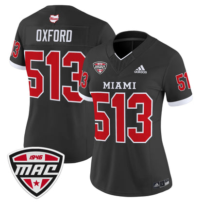 Women's Miami (OH) RedHawks 2025 Vapor Limited Jersey - All Stitched