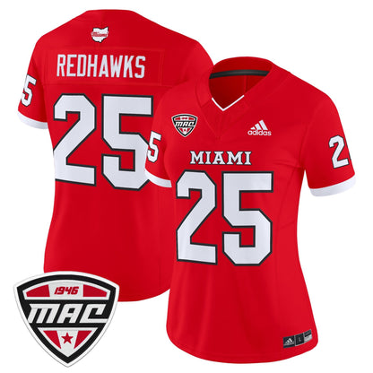 Women's Miami (OH) RedHawks 2025 Vapor Limited Jersey - All Stitched