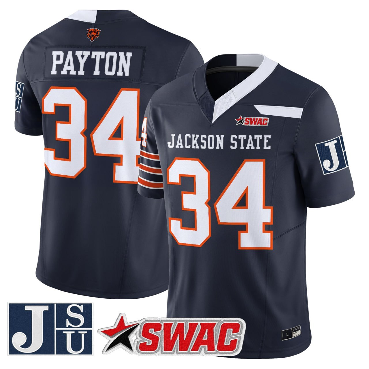 Walter Payton Split Vapor Limited Jersey - All Stitched