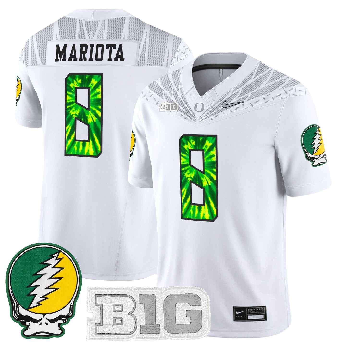 Men's Oregon Ducks 2025 "Grateful Ducks" Vapor Limited Jersey - All Stitched