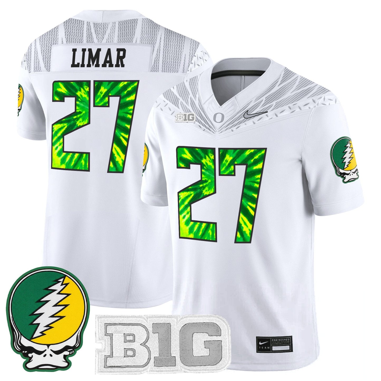 Men's Oregon Ducks 2025 "Grateful Ducks" Vapor Limited Jersey - All Stitched
