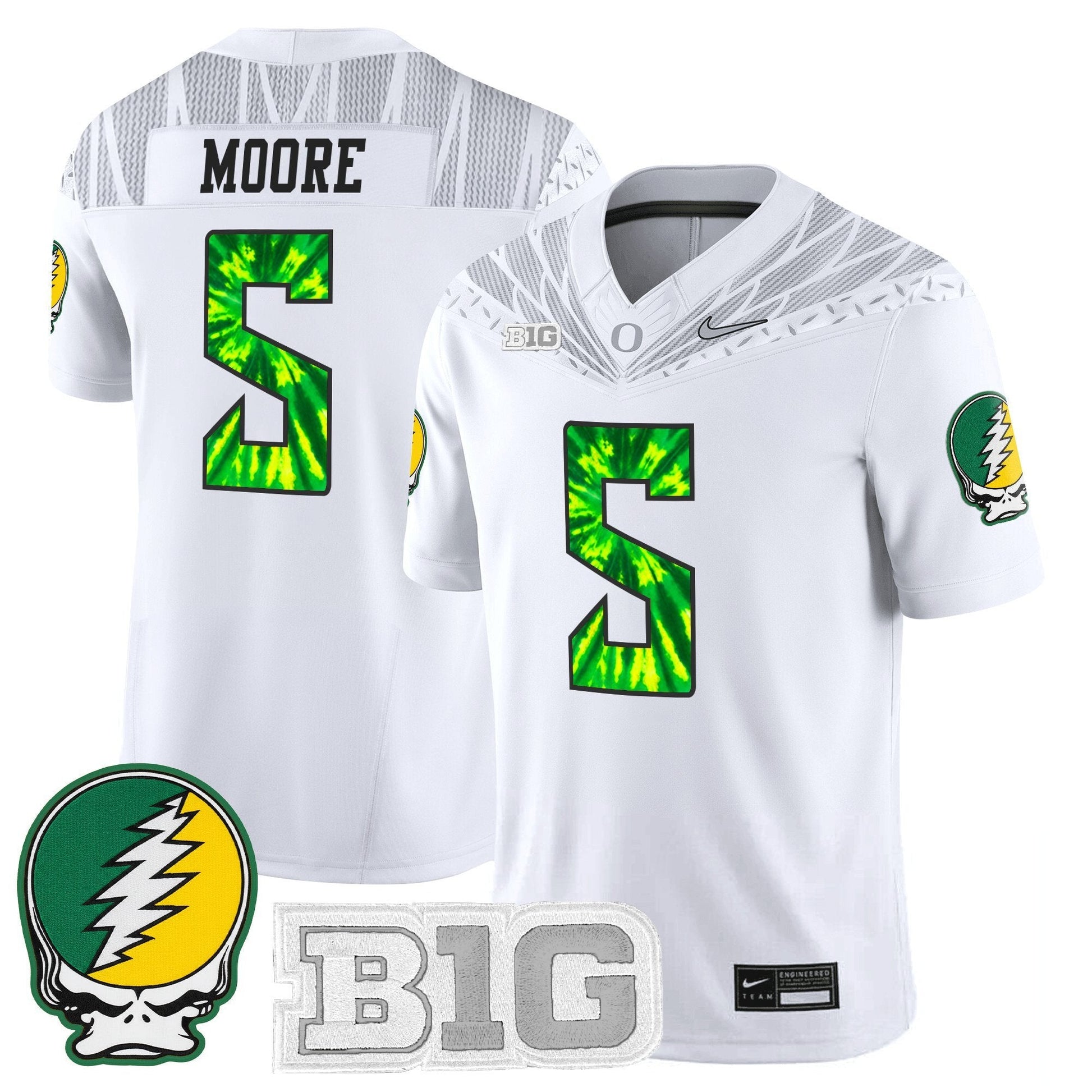 Men's Oregon Ducks 2025 "Grateful Ducks" Vapor Limited Jersey - All Stitched