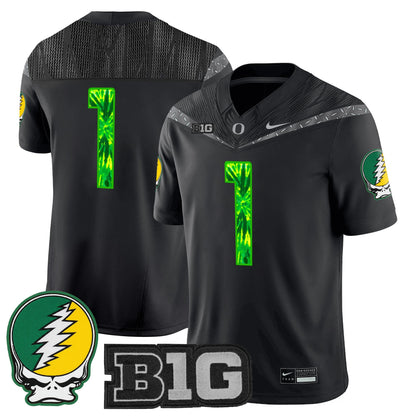 Men's Oregon Ducks 2025 "Grateful Ducks" Vapor Limited Jersey - All Stitched