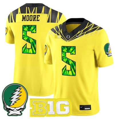 Men's Oregon Ducks 2025 "Grateful Ducks" Vapor Limited Jersey - All Stitched