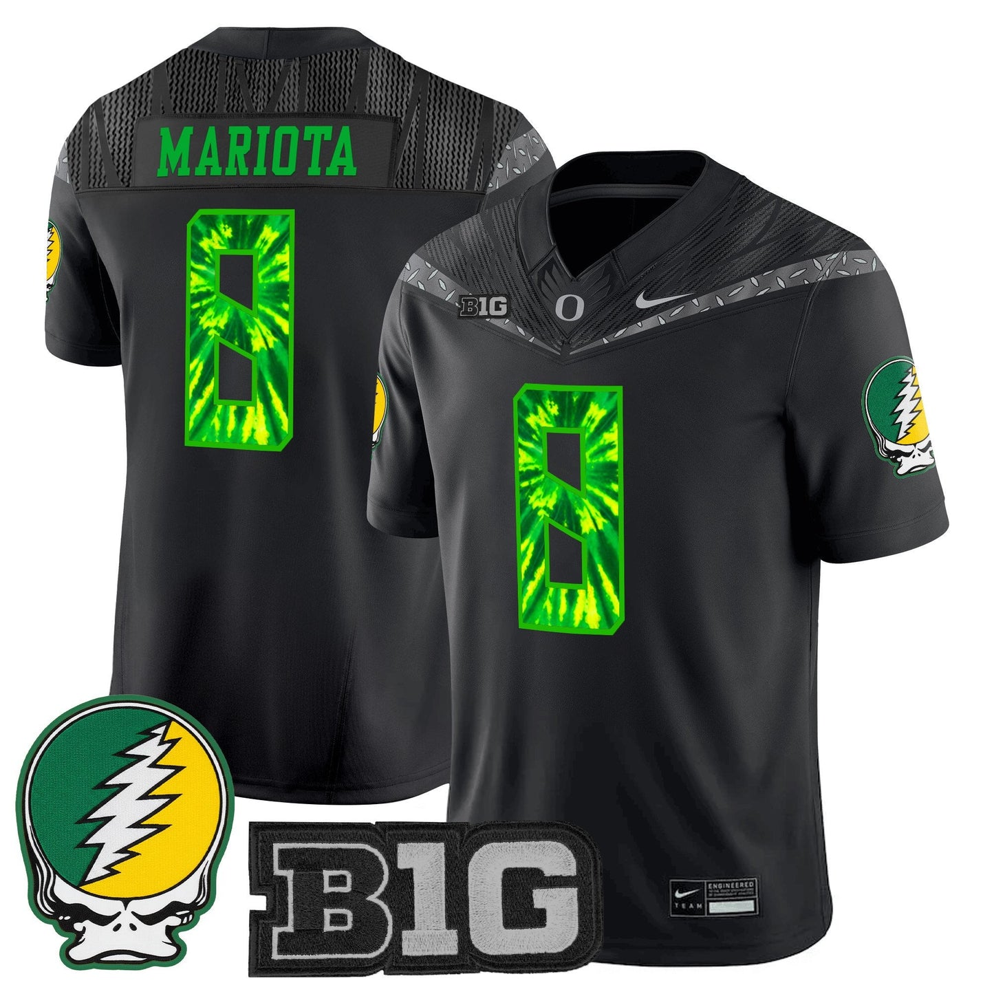 Men's Oregon Ducks 2025 "Grateful Ducks" Vapor Limited Jersey - All Stitched