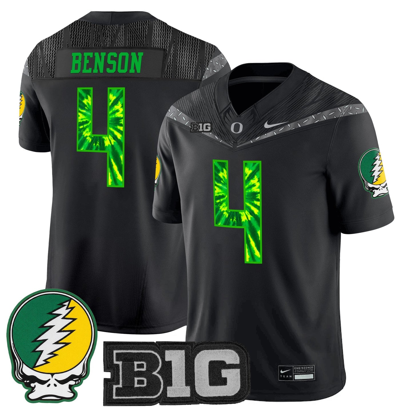 Men's Oregon Ducks 2025 "Grateful Ducks" Vapor Limited Jersey - All Stitched
