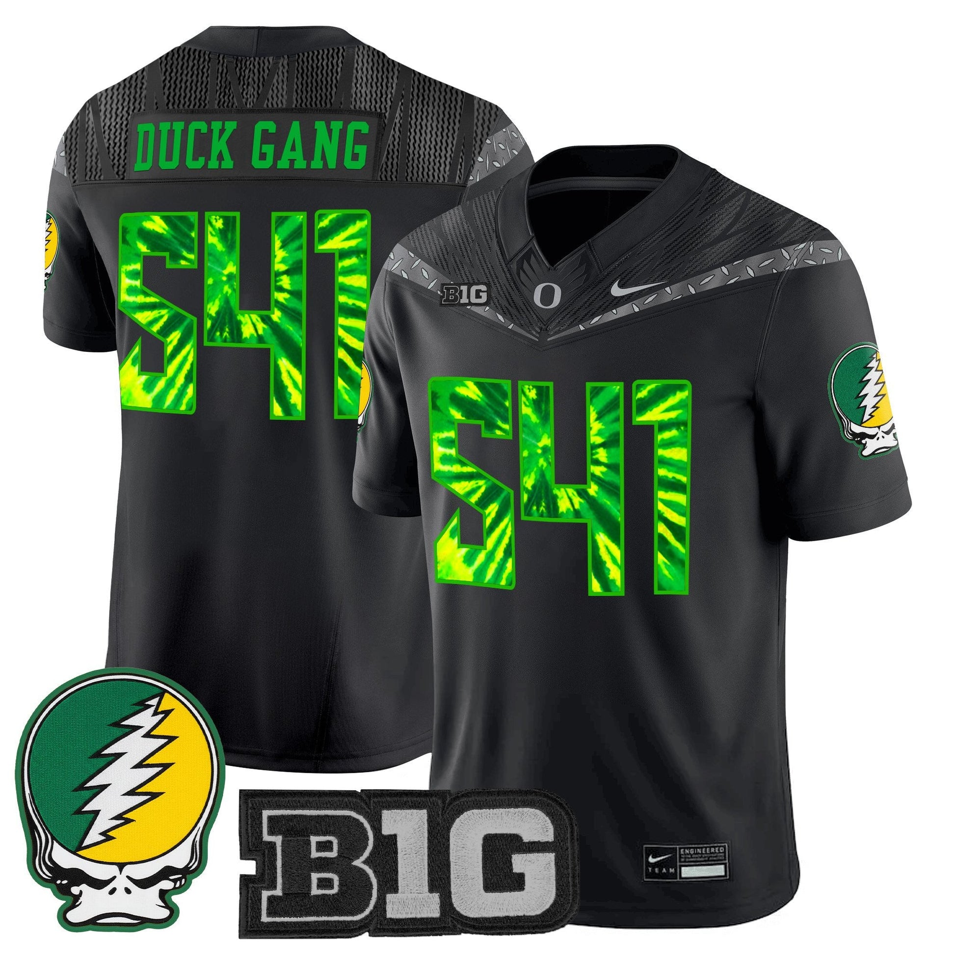 Men's Oregon Ducks 2025 "Grateful Ducks" Vapor Limited Jersey - All Stitched