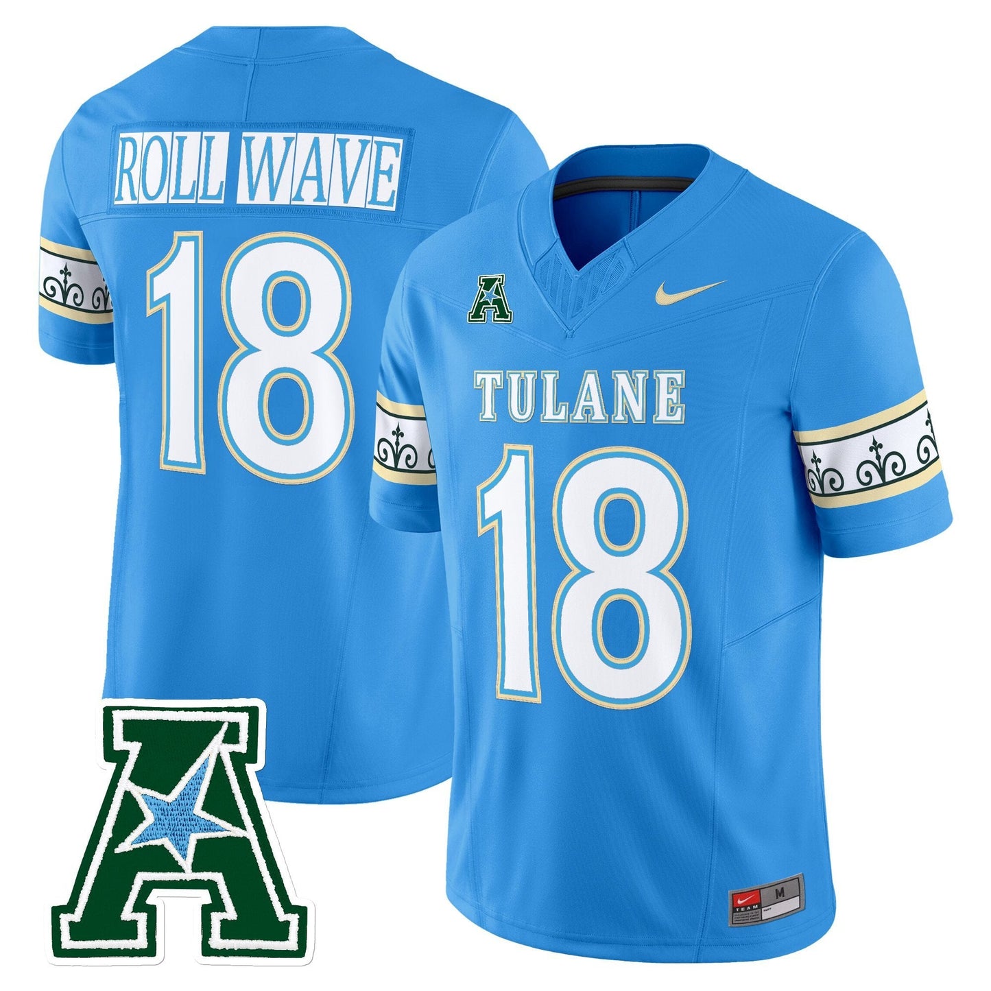 Men's Tulane Green Wave 2025 'City Edition' Vapor Limited Jersey - All Stitched