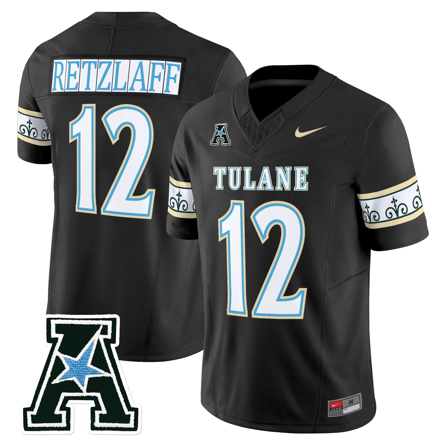 Men's Tulane Green Wave 2025 'City Edition' Vapor Limited Jersey - All Stitched