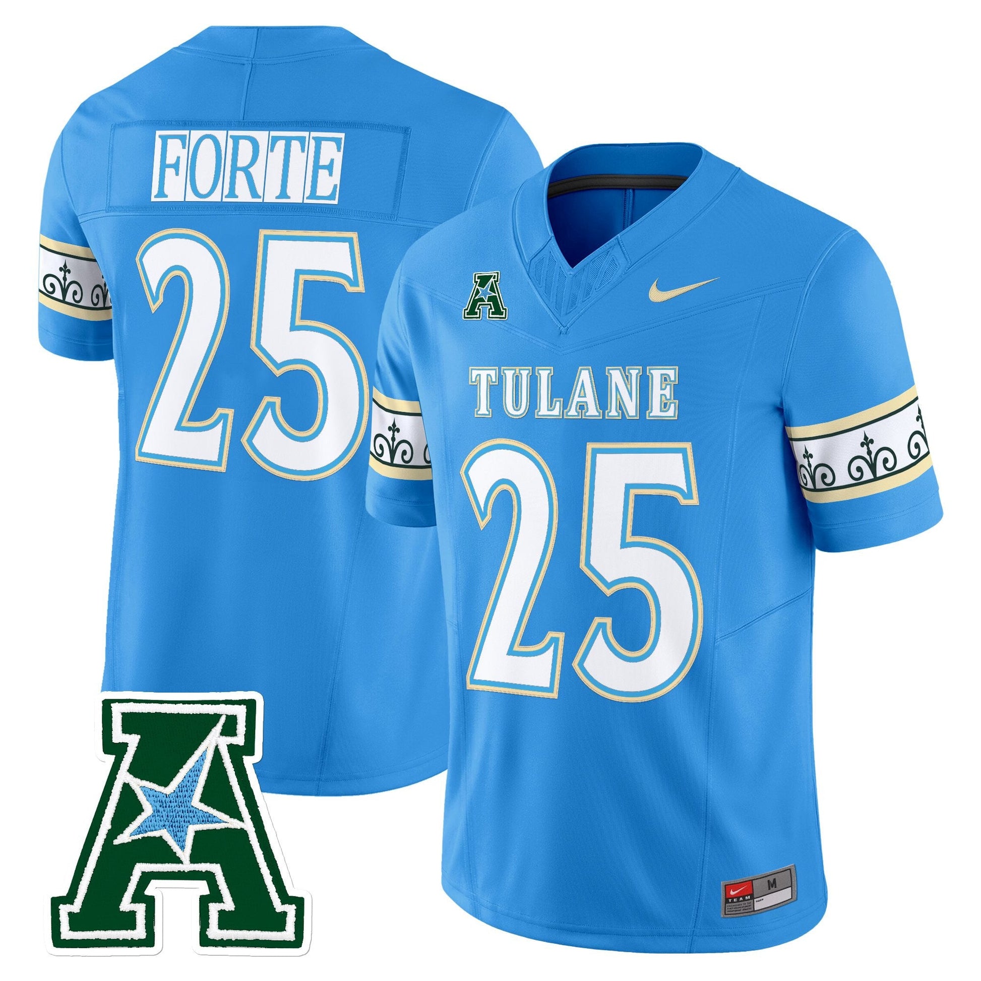 Men's Tulane Green Wave 2025 'City Edition' Vapor Limited Jersey - All Stitched