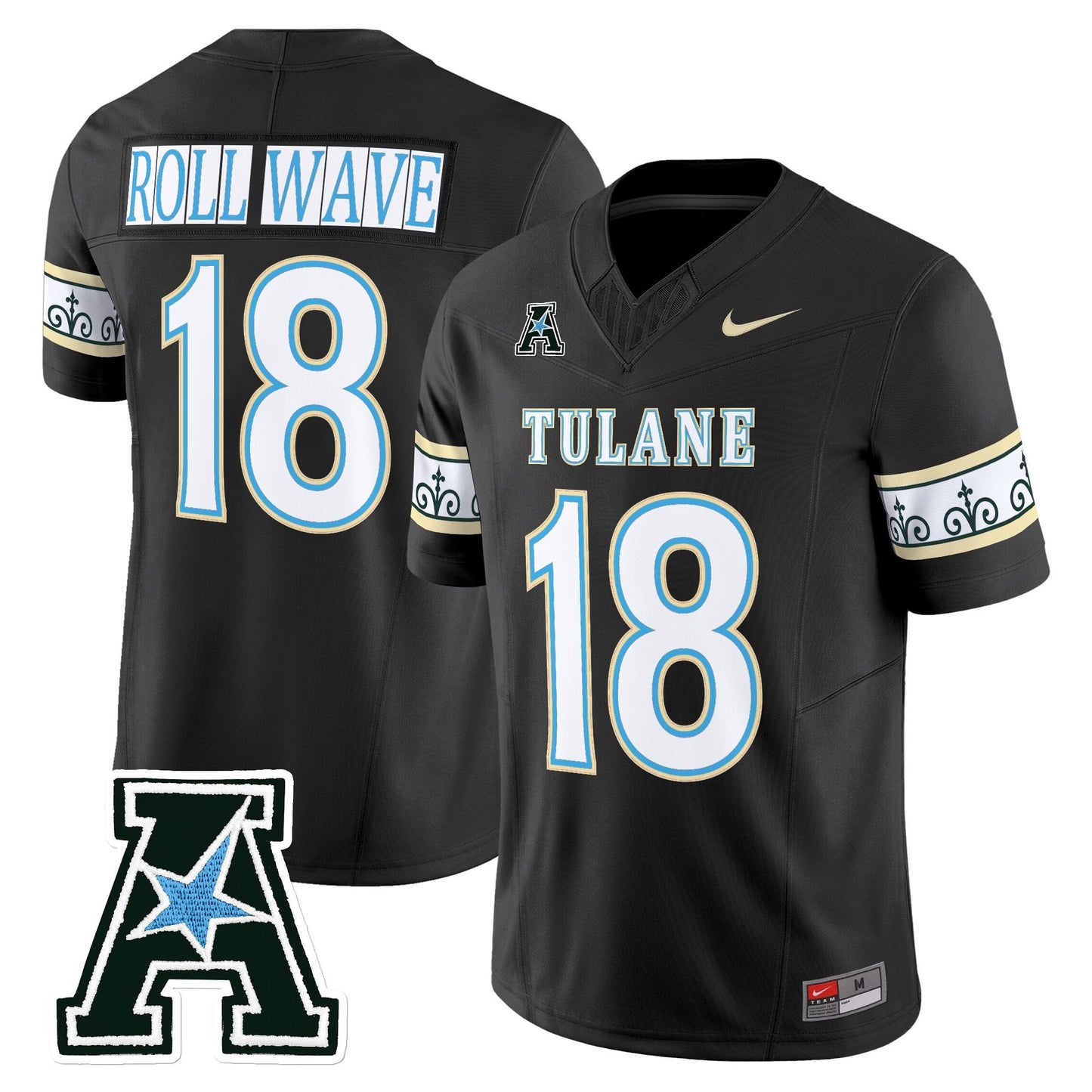 Men's Tulane Green Wave 2025 'City Edition' Vapor Limited Jersey - All Stitched