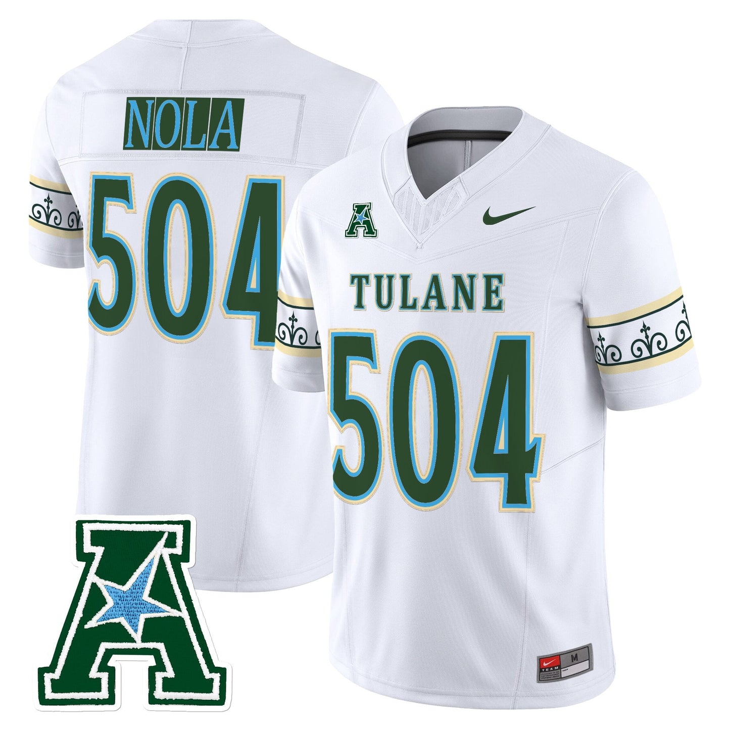 Men's Tulane Green Wave 2025 'City Edition' Vapor Limited Jersey - All Stitched