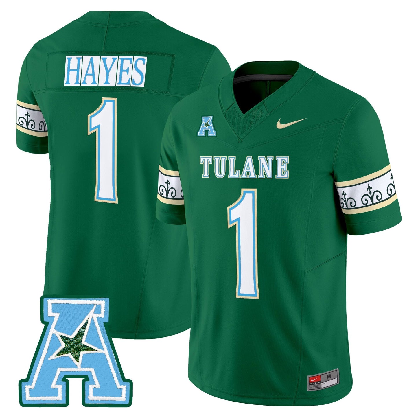 Men's Tulane Green Wave 2025 'City Edition' Vapor Limited Jersey - All Stitched