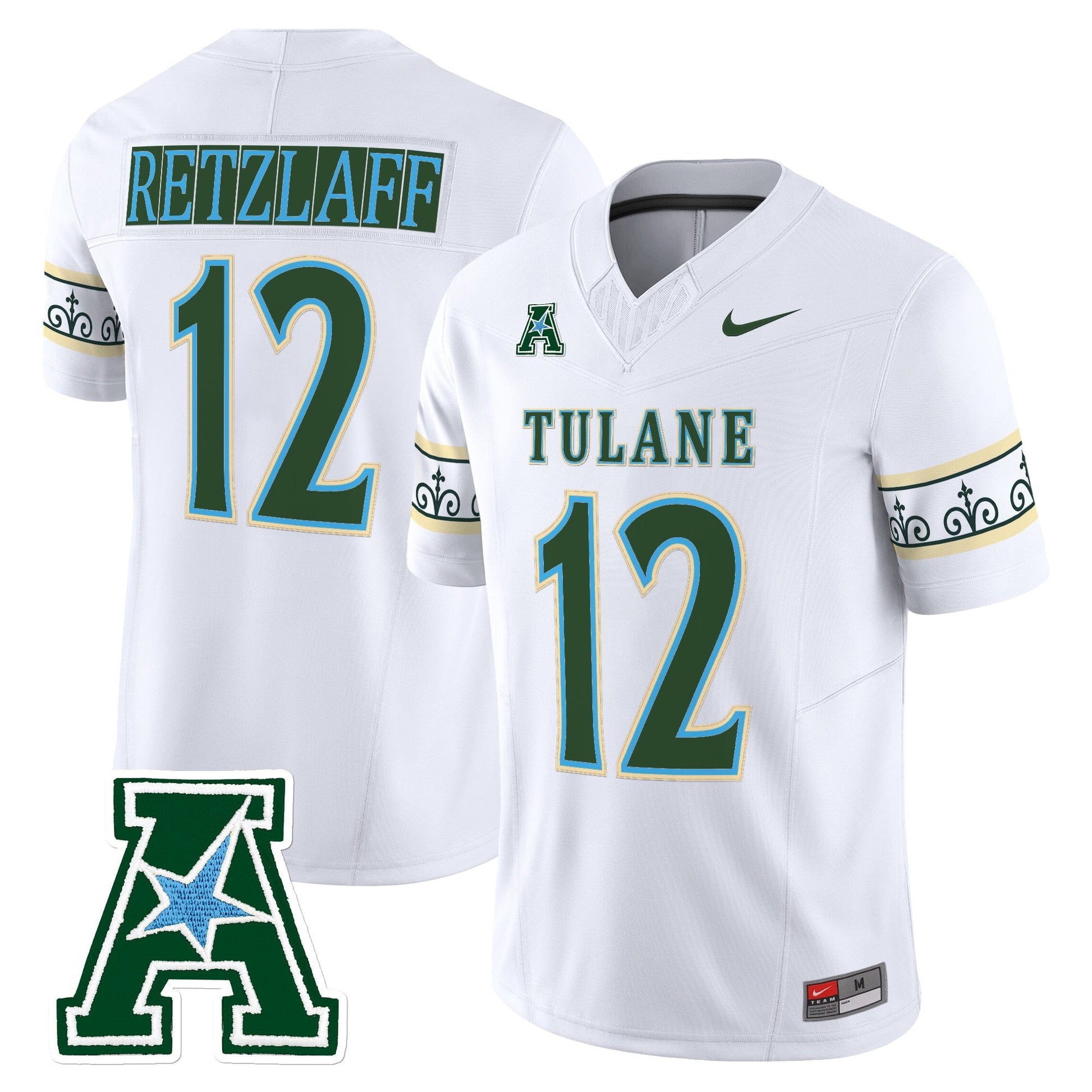 Men's Tulane Green Wave 2025 'City Edition' Vapor Limited Jersey - All Stitched
