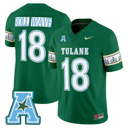Men's Tulane Green Wave 2025 'City Edition' Vapor Limited Jersey - All Stitched