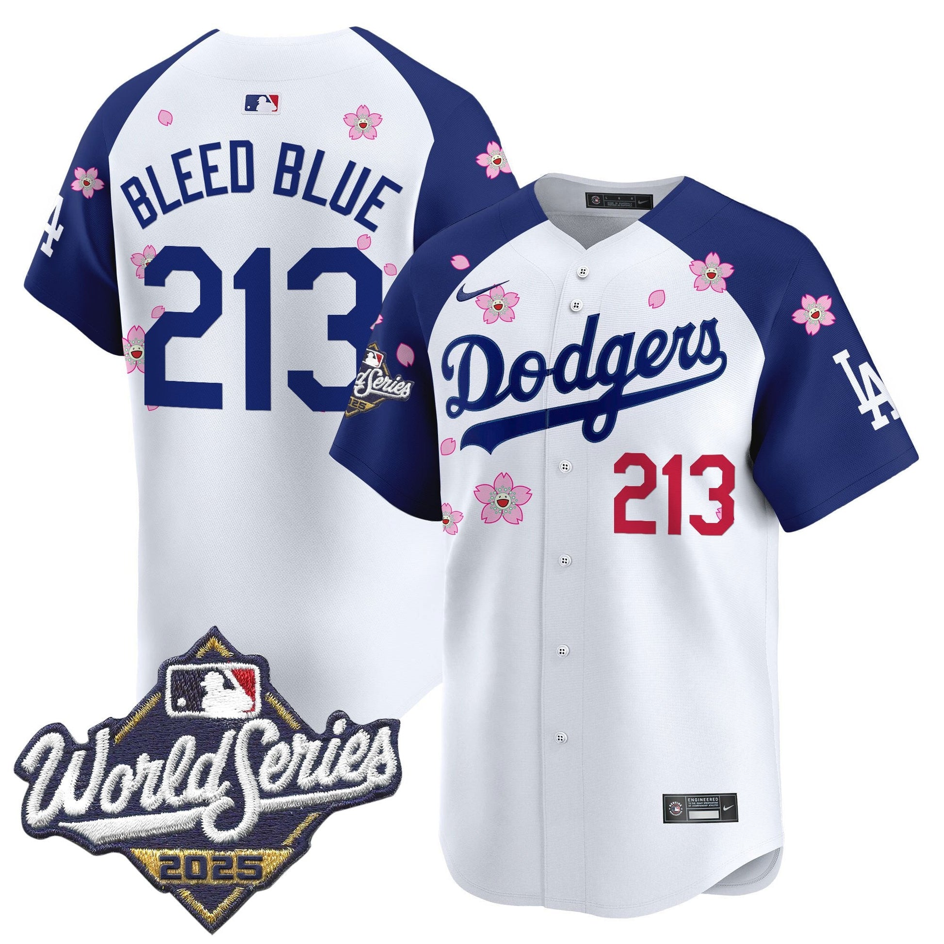 Men's Dodgers 2025 World Series x Tokyo Series Vapor Premier Limited Jersey - All Stitched