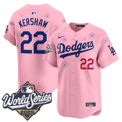 Men's Dodgers 2025 World Series x Tokyo Series Vapor Premier Limited Jersey - All Stitched