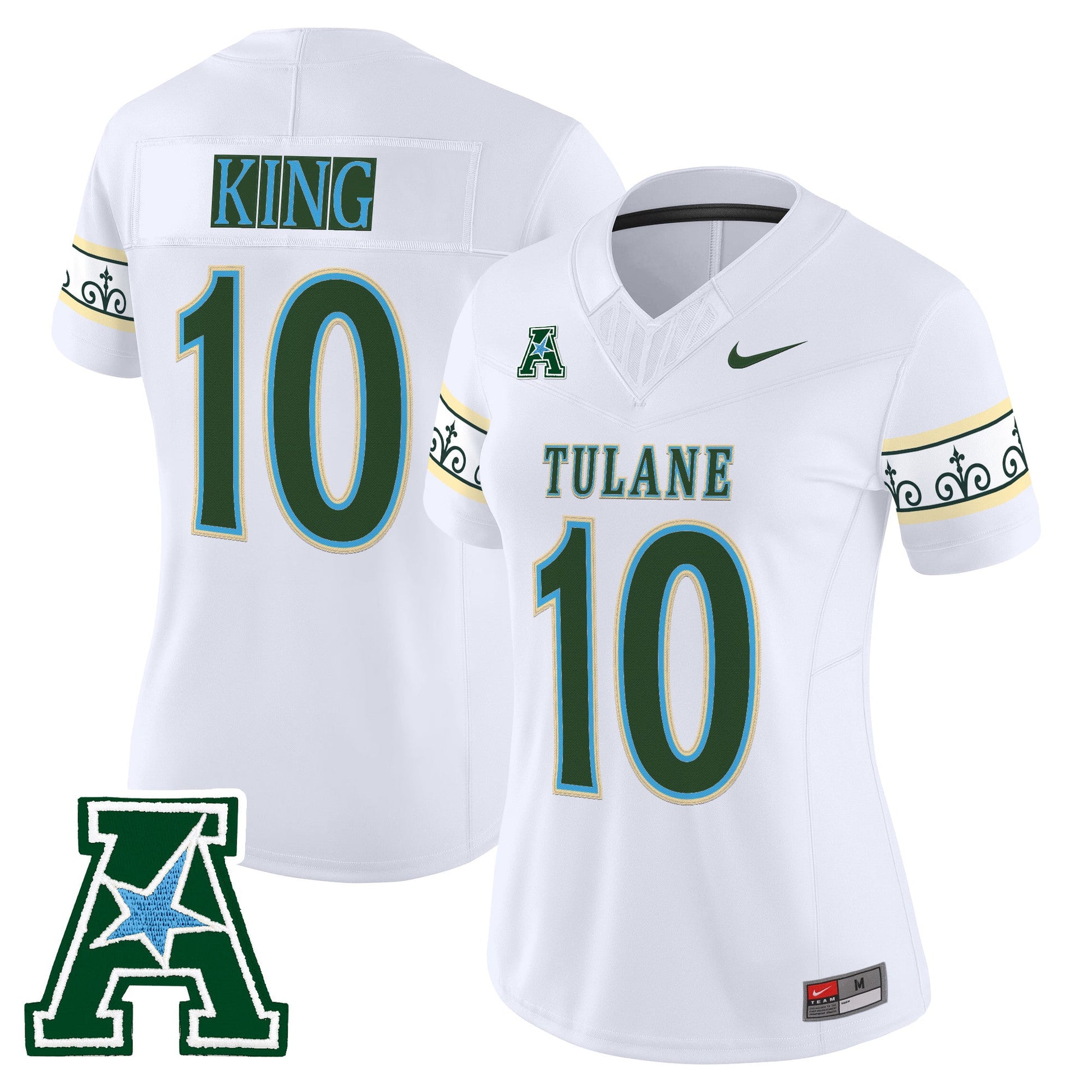 Women's Tulane Green Wave 2025 'City Edition' Vapor Limited Jersey - All Stitched