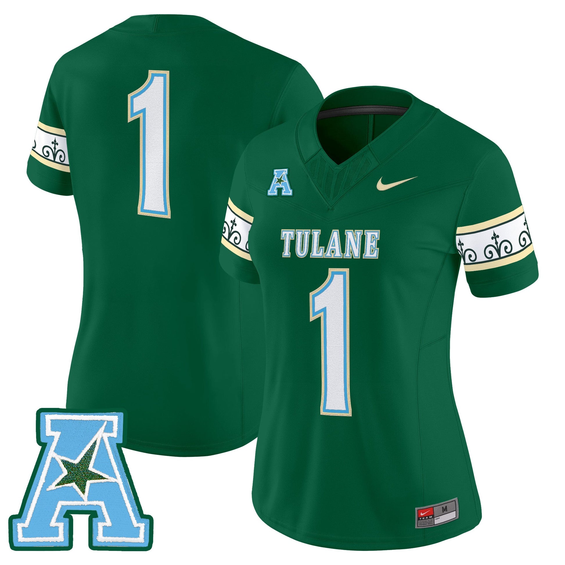 Women's Tulane Green Wave 2025 'City Edition' Vapor Limited Jersey - All Stitched
